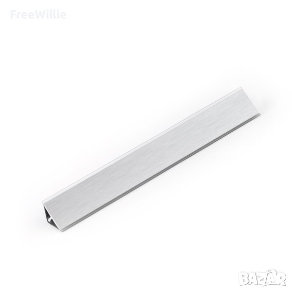 Водобранна лайстна, прав профил, алуминий 4 м., снимка 1