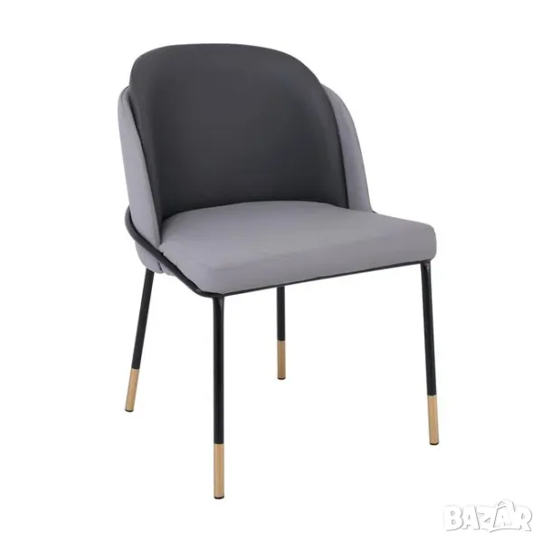 Трапезен стол Select тъмно сив, снимка 1