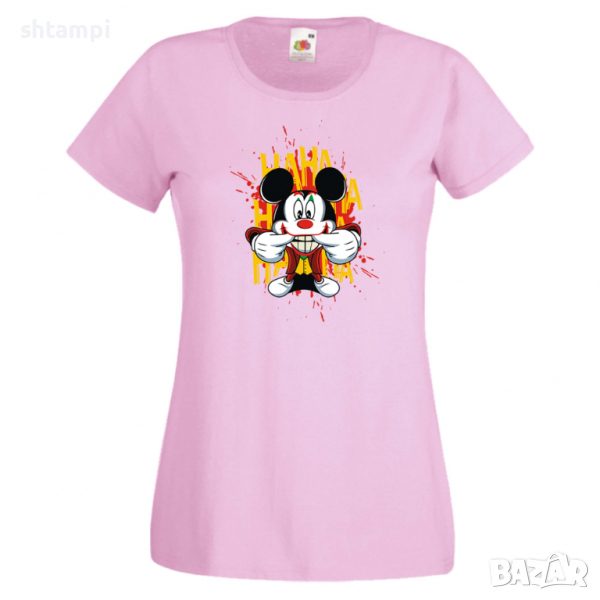 Дамска тениска Mickey Joker Batman Мини Маус,Микки Маус.Подарък,Изненада,, снимка 1