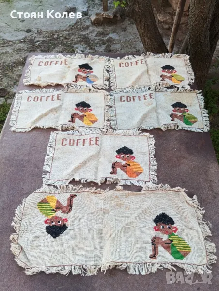 стари ръчно бродирани кърпички , снимка 1