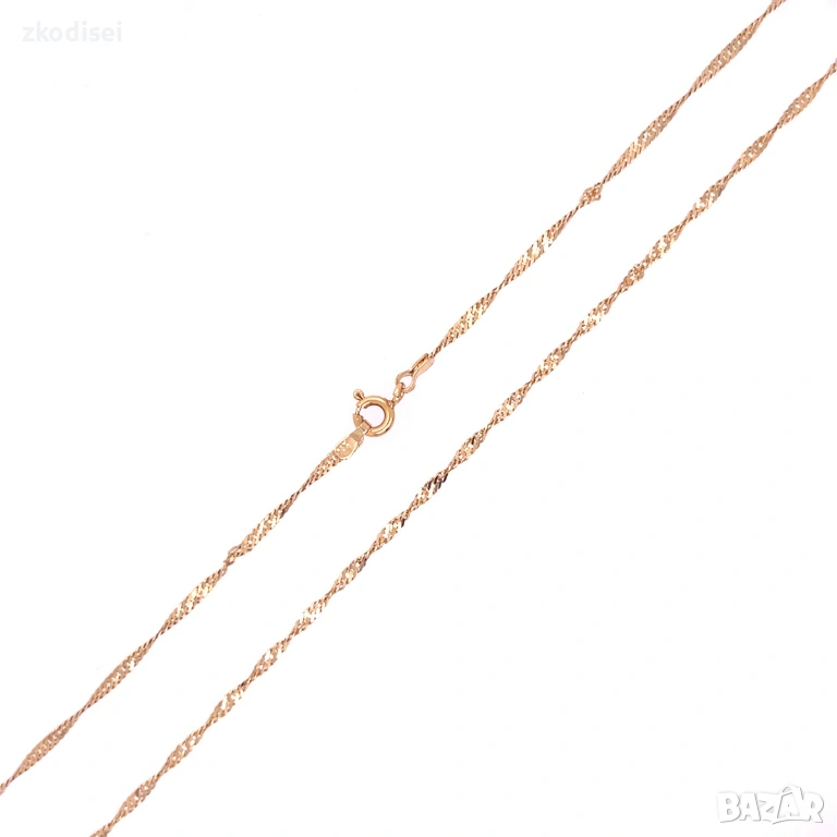 Златен синджир 2,31гр. 46,0см. 14кр. проба:585 модел:36787-5, снимка 1