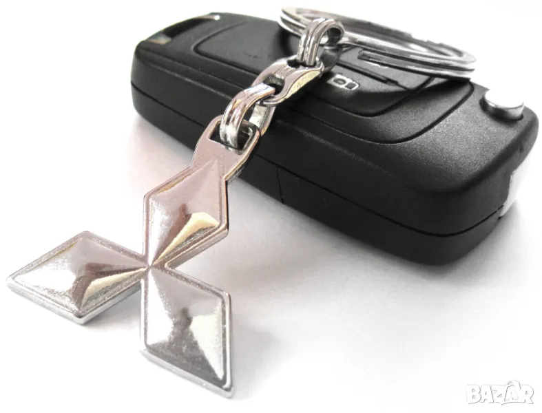 Автомобилен метален ключодържател / за Mitsubishi Митсубиши / Стилни и Елегантни Авто Аксесоари М2, снимка 1