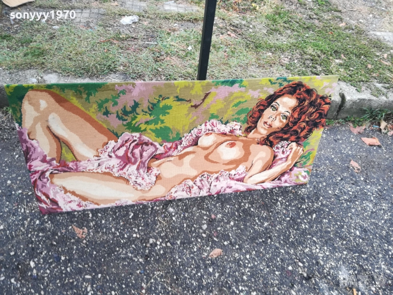 КАРТИНА-114Х50СМ-ГОБЛЕН ОТ ФРАНЦИЯ 0410251700, снимка 1