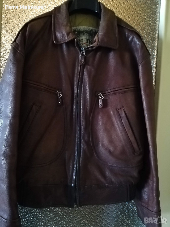 мъжко кожено яке Rifle , снимка 1