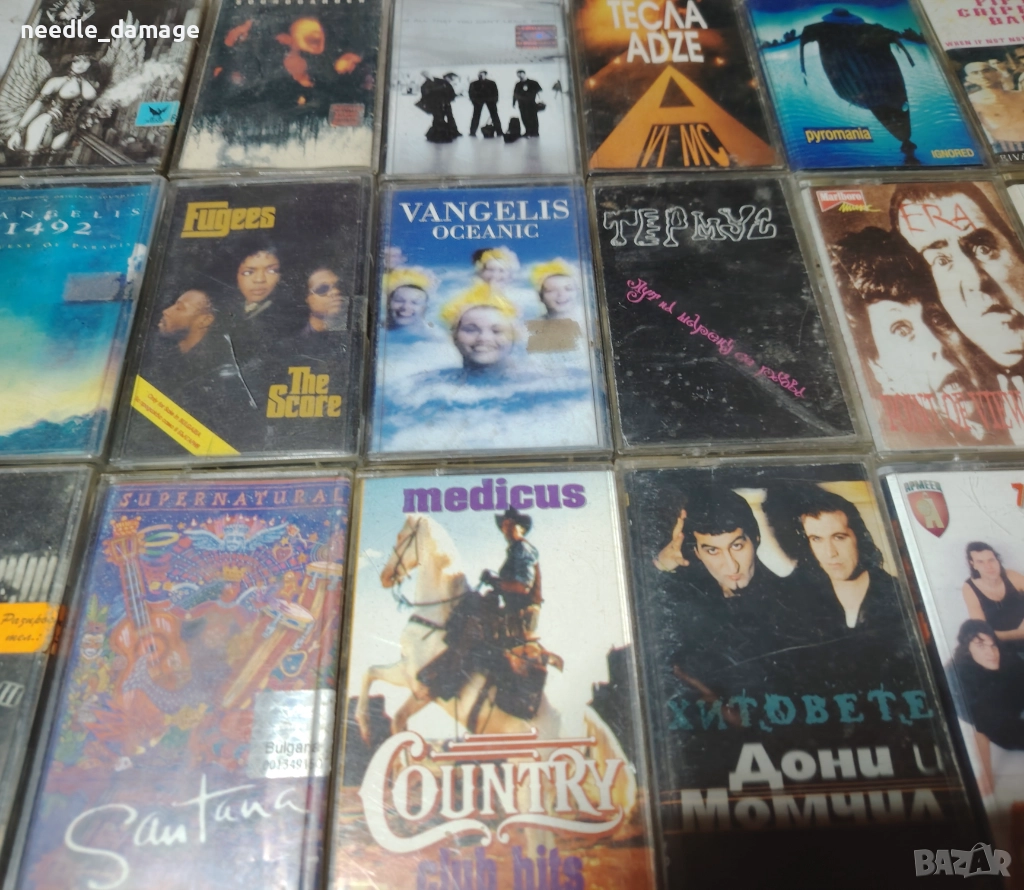 Оригинални касети на български рок, метъл и пънк изпълнители и други лицензни касети, снимка 1