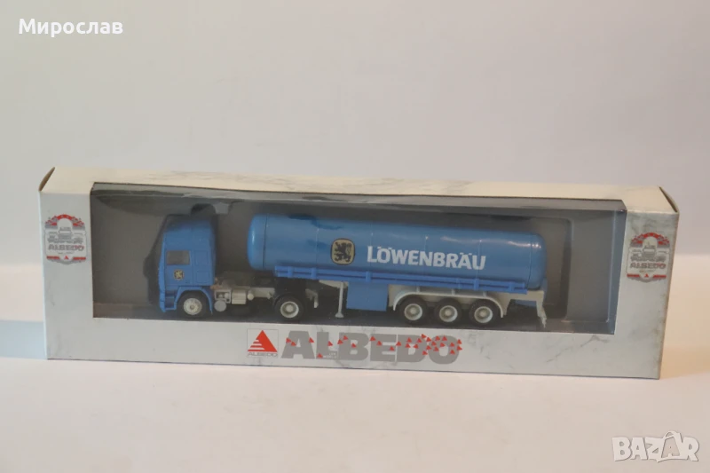 ALBEDO 1:87 H0 VOLVO ЦИСТЕРНА КАМИОН TIR МОДЕЛ, снимка 1