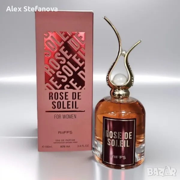 Оригинален Арабски дамски парфюм Rose De Soleil For Women RiiFFS Eau De Parfum 100ml HIT , снимка 1