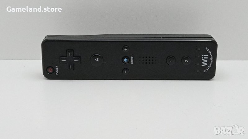 Nintendo Wii Remote PLUS - черен - Оригинален Nintendo - почистени и обновени, снимка 1