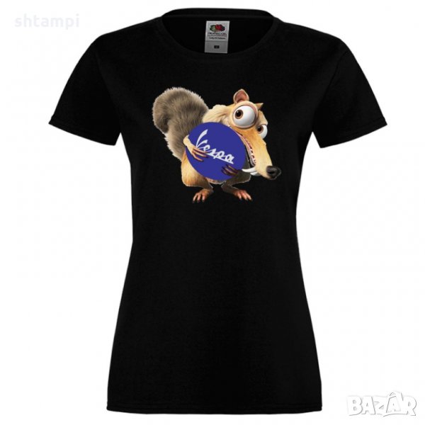 Дамска тениска VESPA Scrat, снимка 1