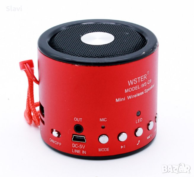 Преносима мини колонка WS-Q9 с FM Радио и Bluetooth,MP3,USB и micro SD CARD слот, снимка 1