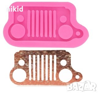 Предница на автомобил фарове силиконов молд форма за фондан шоколад декор, снимка 1