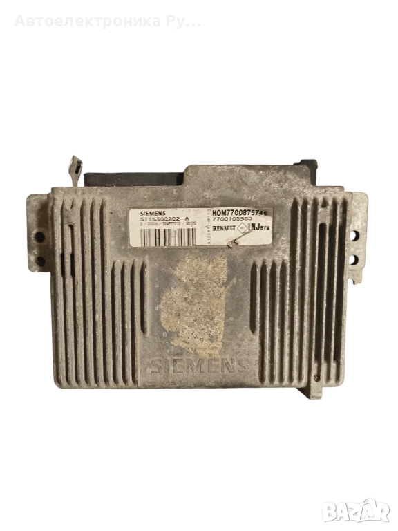 компютър RENAULT MEGANE SCENIC 1.6 SIEMENS, S115300202 A, S115300202A, HOM,7700875745, 7700105980 , снимка 1