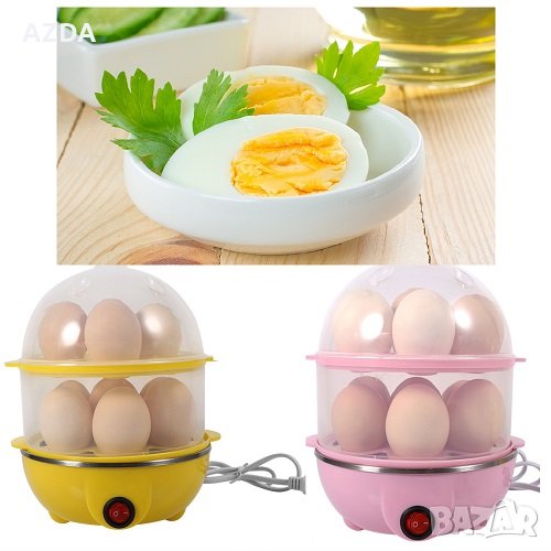 Яйцеварка за варене на яйца на пара My Dream Egg Cooker-на два етажа за 14 яйца, снимка 1