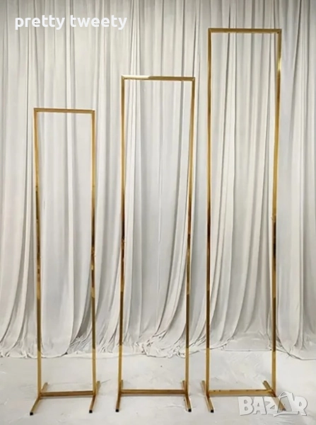 Метални стойки/рамки за украса на сватба/кръщене , снимка 1
