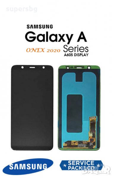 Нов 100% Оригинален LCD Дисплей + Тъч Samsung Galaxy A6+ 2018 SM-A605 FN Black   Service Pack     , снимка 1