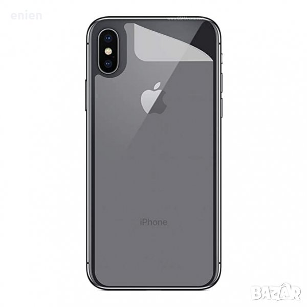 Заден TPU скрийн протектор фолио за iPhone XR прозрачен, снимка 1