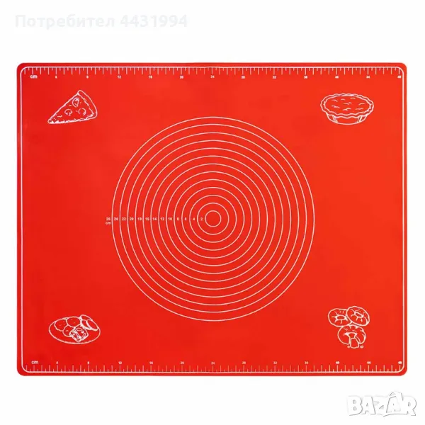 Сладкарска подложка Luigi Ferrero Rossy FR-1875S 50x40cm, снимка 1