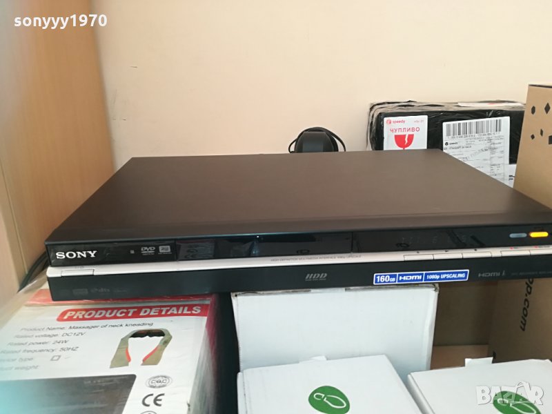 sony rdr-hx680 dvd recorder hdd/dvd/usb/hdmi 1204211813, снимка 1