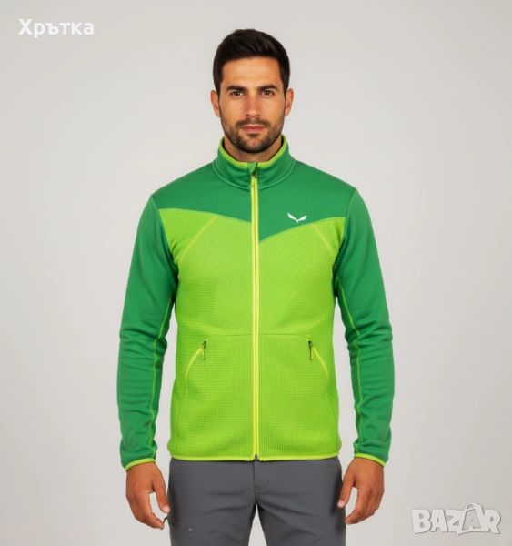 Salewa Puez Hybrid Fleece - Оригинално мъжко поларено горнище размер M, снимка 1