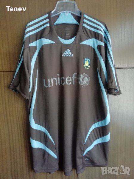 Brondby Adidas оригинална фланелка тениска Брьондби размер L 2008/2009 Away , снимка 1
