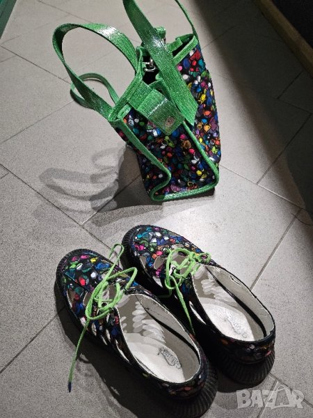 само днес намалявам обувки и чанта Gabina, снимка 1