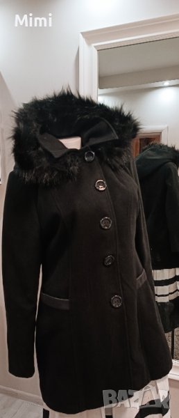Дамско вталено палто L/XL, снимка 1
