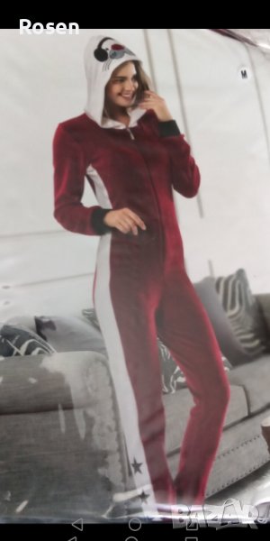 Дамска пухена пижама, размер М, Нова, снимка 1