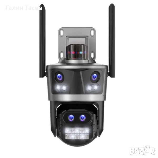 Продавам 16MP HD 4-обективна WiFi ICSEE Камера, снимка 1