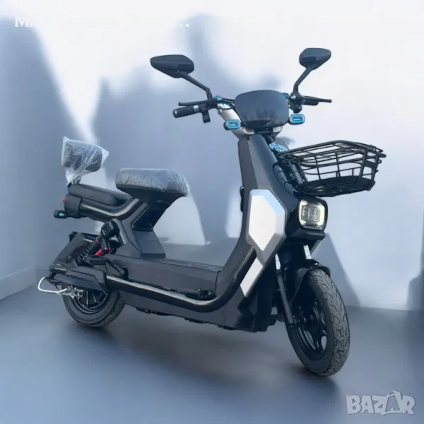 Електрически скутер с педали MaxElectric Infinity GT-1200W Black, снимка 1