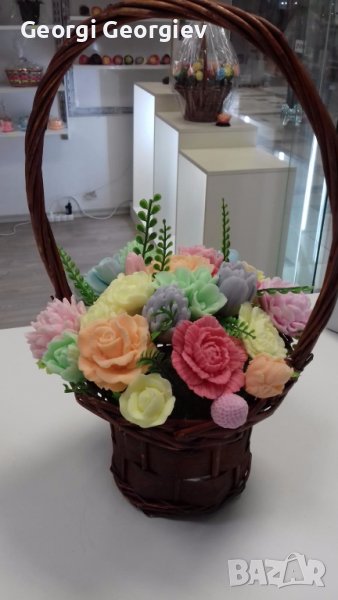 Цветя от глиц.сапун, снимка 1