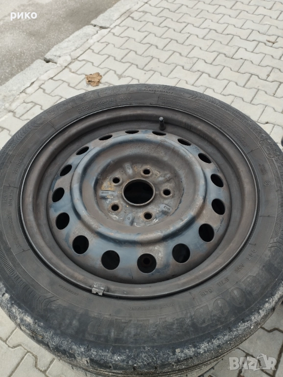 4 броя  железни джанти за  тойота 16 цола 5х114.3, снимка 1