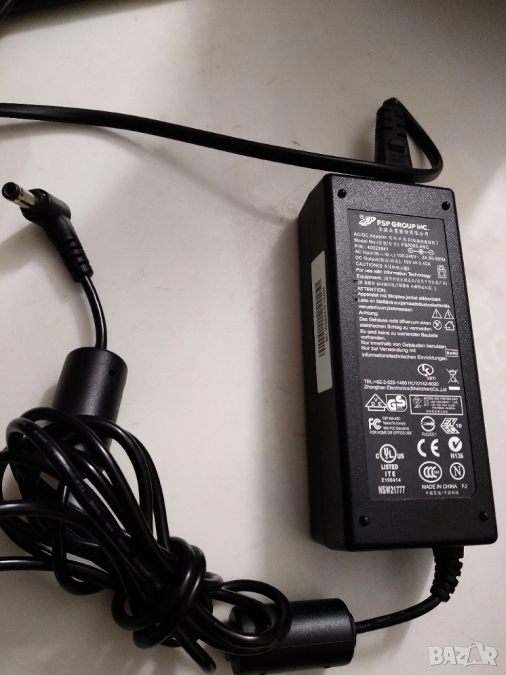 Зарядно за лаптопи ASUS FSP065-ASC, снимка 1