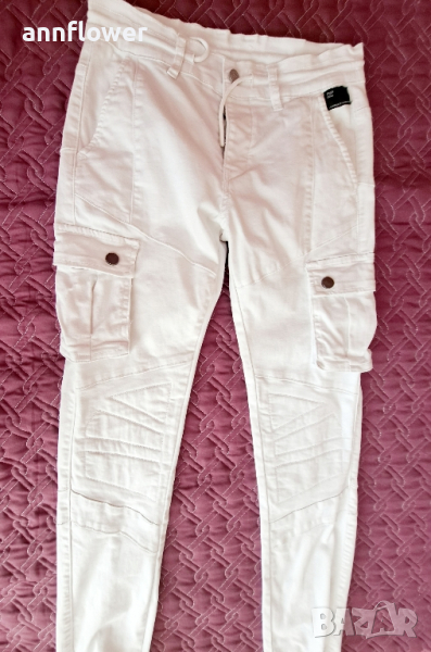 Бял панталон тип карго Project X Paris , снимка 1