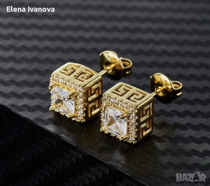 Уникални обеци от медицинска стомана, снимка 1