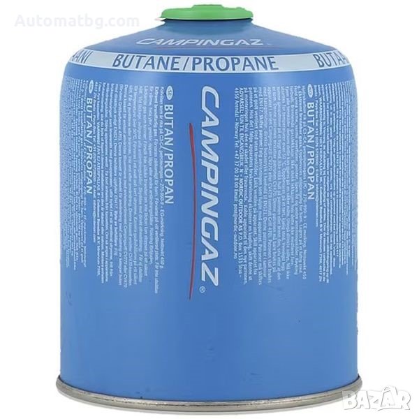 Газова бутилка Automat, За къмпинг горелка, 459гр, Син, снимка 1