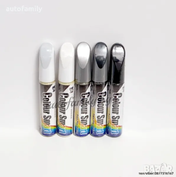 Коректор за автомобилна боя за Skoda 5цвята 12ml, снимка 1