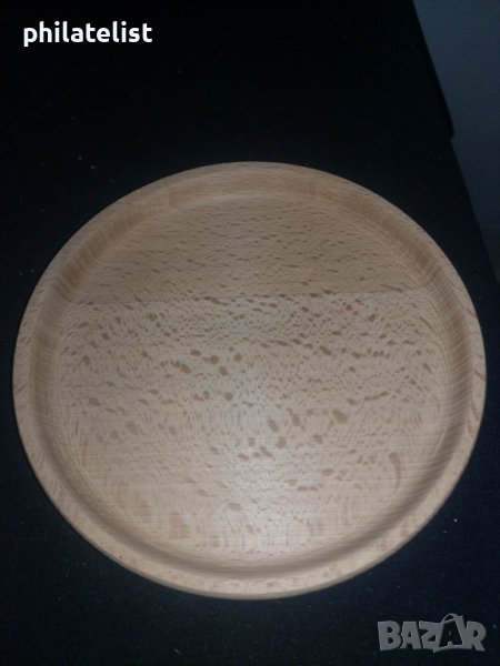 дълбока дървена чинийка !, снимка 1