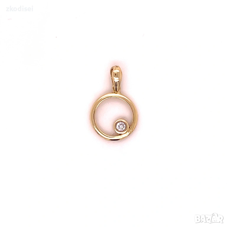 Златен медальон 0,68гр. 14кр. проба:585 модел:36351-1, снимка 1