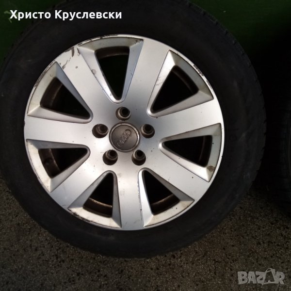 3 бр. джанти Ауди със зимни гуми 205/60/16, снимка 1
