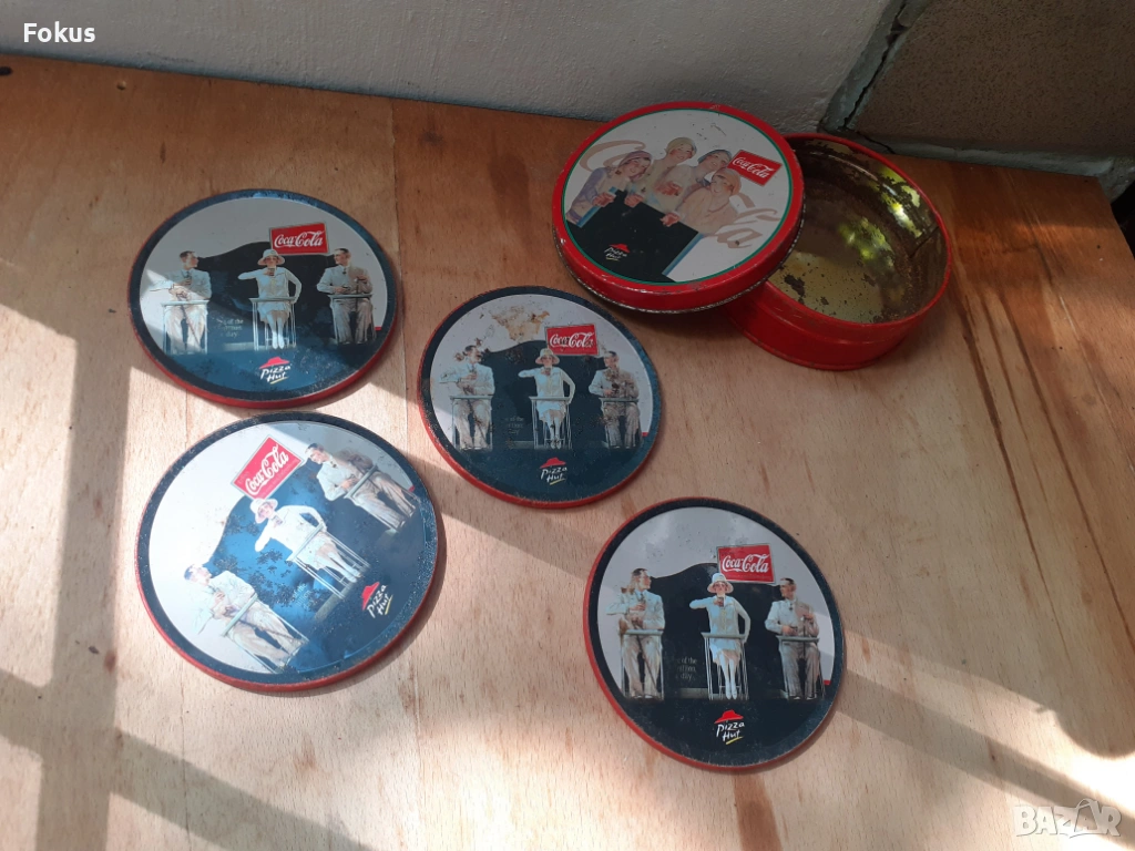 Coca Cola Кока Кола стари колекционерски подложки за чаши, снимка 1
