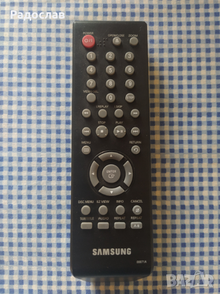 SAMSUNG DVD оригинално дистанционно , снимка 1
