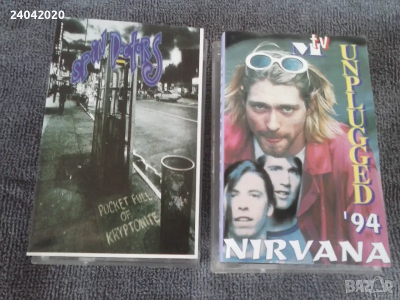 Nirvana '94/Spin Doctors касети Baby Records Sofia, снимка 1