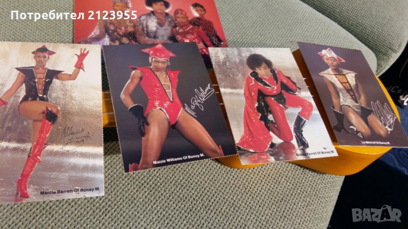 Стари пощенски картички БОНИ М, снимка 1