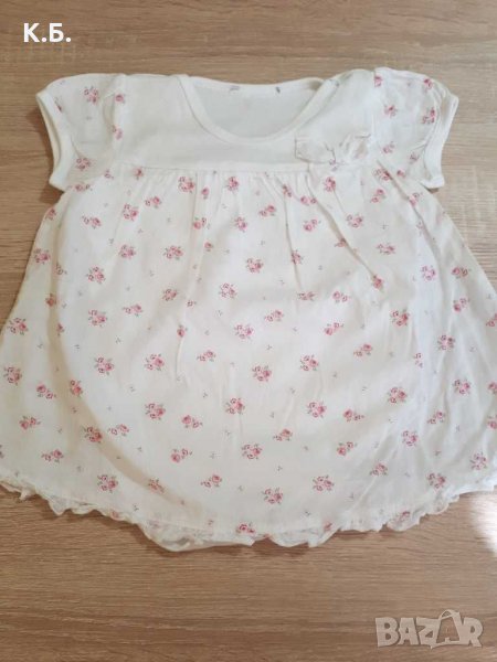 Нежна боди-рокличка р-р 68, снимка 1