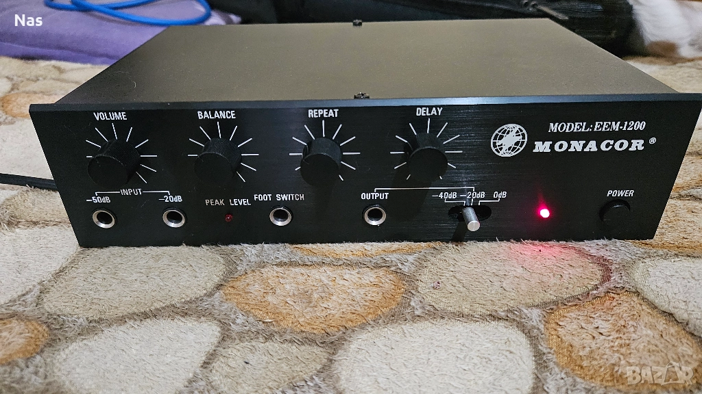 Продавам винтидж аналогов дилей Monacor EEM-1200 , снимка 1
