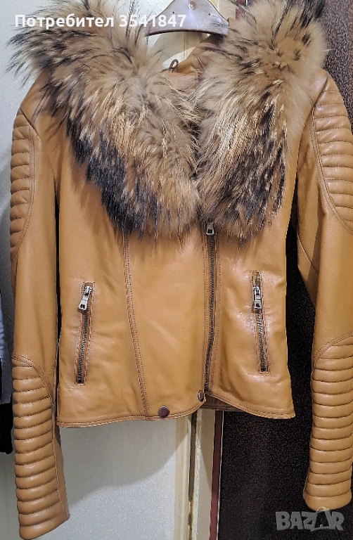 Дамско яке от естествена кожа "BALOS", снимка 1