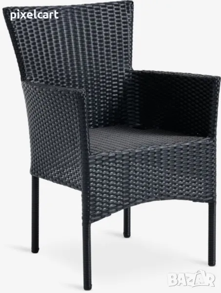 0331 Стифиращ стол черен, снимка 1