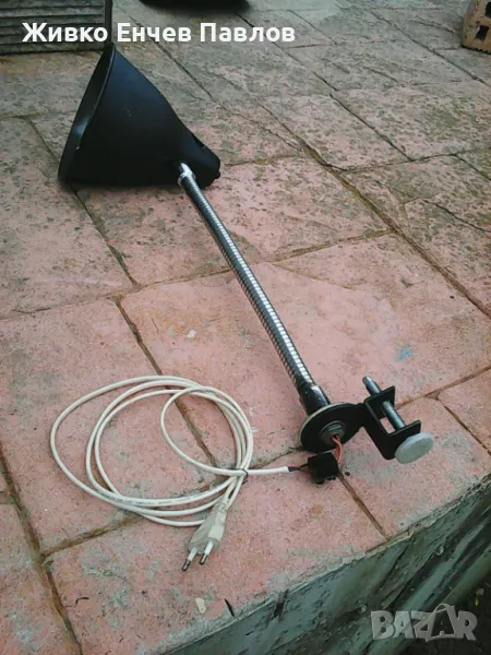 Стара индустриална лампа, снимка 1