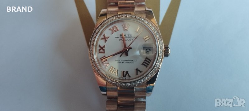 Дамски часовник ROLEX Oyster DATEJUST 31мм механичен клас 5А+, снимка 1