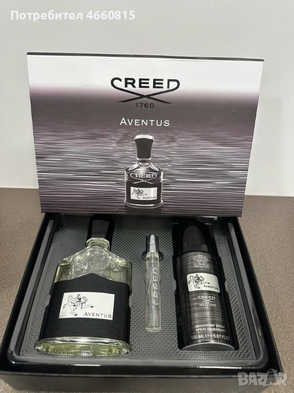Лимитирана луксозена кутия Creed Aventus Gift Set парфюм, дезедорант, снимка 1
